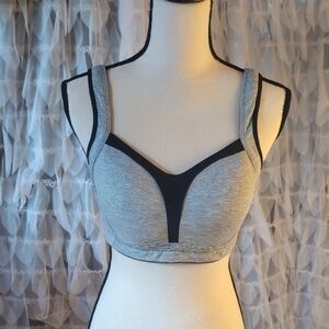 Lululemon Athletica Black and Gray Bra